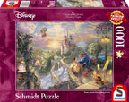 Disney Beauty and the Beast Falling in Love by Thomas Kinkade – 1000 Piece Jigsaw Puzzle (Schmidt)
