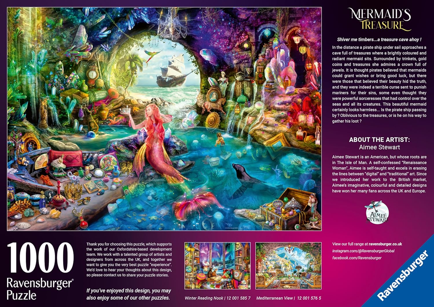 Mermaids Treasure – 1000 Piece Jigsaw Puzzle (Ravensburger)