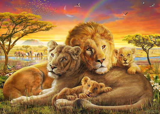 Schmidt - Loving Lions - 1000 Piece Jigsaw Puzzle