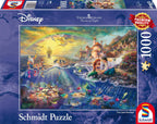Disney The Little Mermaid by Thomas Kinkade – 1000 Piece Jigsaw Puzzle (Schmidt)