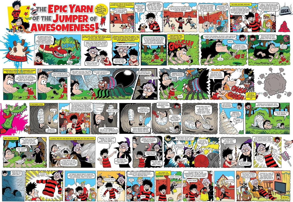 ** Pre-Order ** Beano 75 Years of Dennis the Menace - 2 x 500 Piece Jigsaw Puzzle (Gibsons)