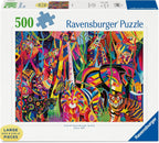 ** Pre-Order ** Jewelled Jungle - 500 XL Piece Jigsaw Puzzle (Ravensburger)