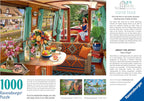 ** Pre-Order ** View from my Window No.1 – Canal Boat by Steve Read - 1000 Piece Jigsaw Puzzle (Ravensburger)