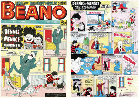** Pre-Order ** Beano 75 Years of Dennis the Menace - 2 x 500 Piece Jigsaw Puzzle (Gibsons)