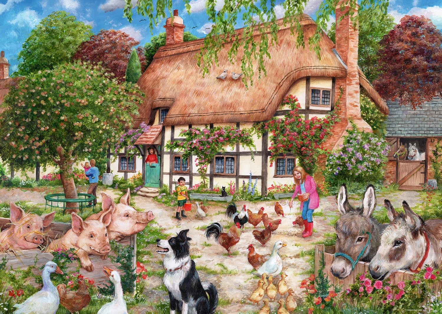 Farm Cottage – 1000 Piece Jigsaw Puzzle (Ravensburger)