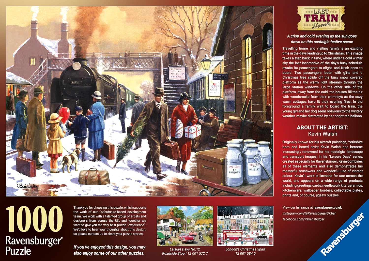 Last Train Home – 1000 Piece Jigsaw Puzzle (Ravensburger)