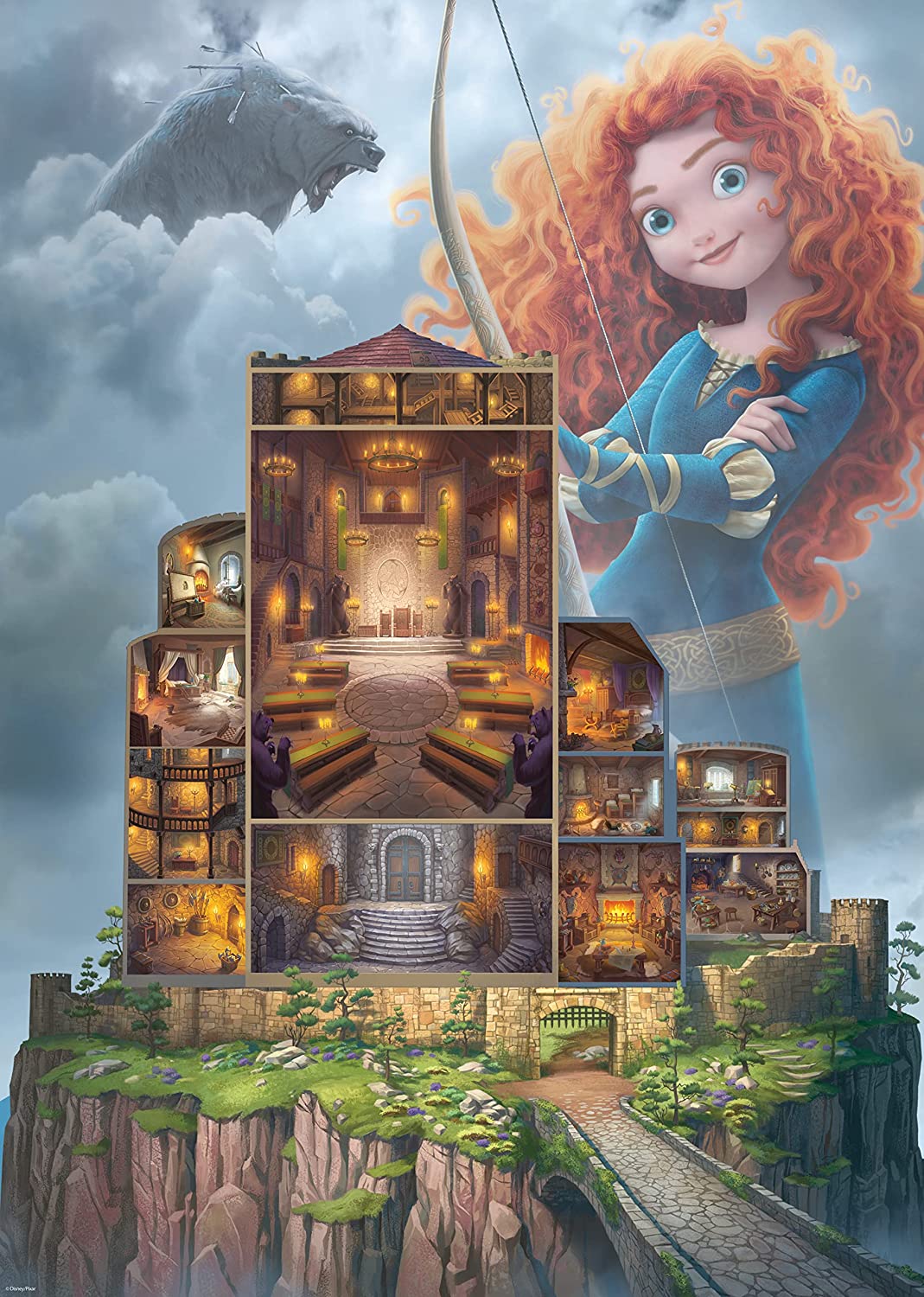 Disney Merida Castle – 1000 Piece Jigsaw Puzzle (Ravensburger)