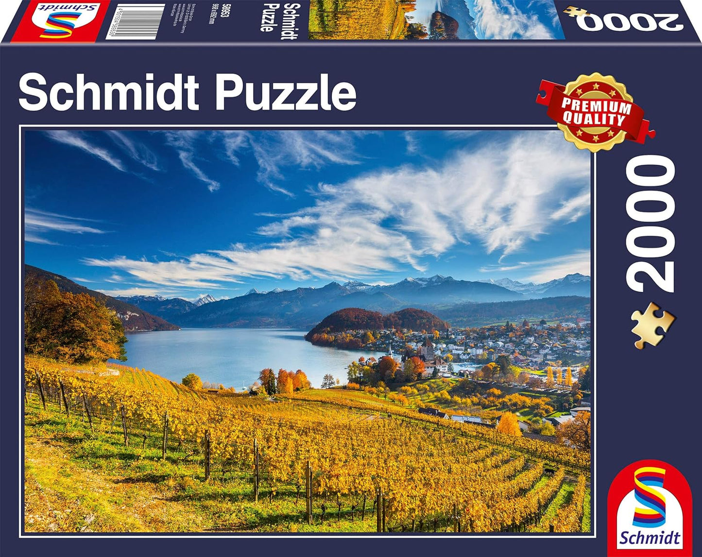 Schmidt - Vineyards - 2000 Piece Jigsaw Puzzle