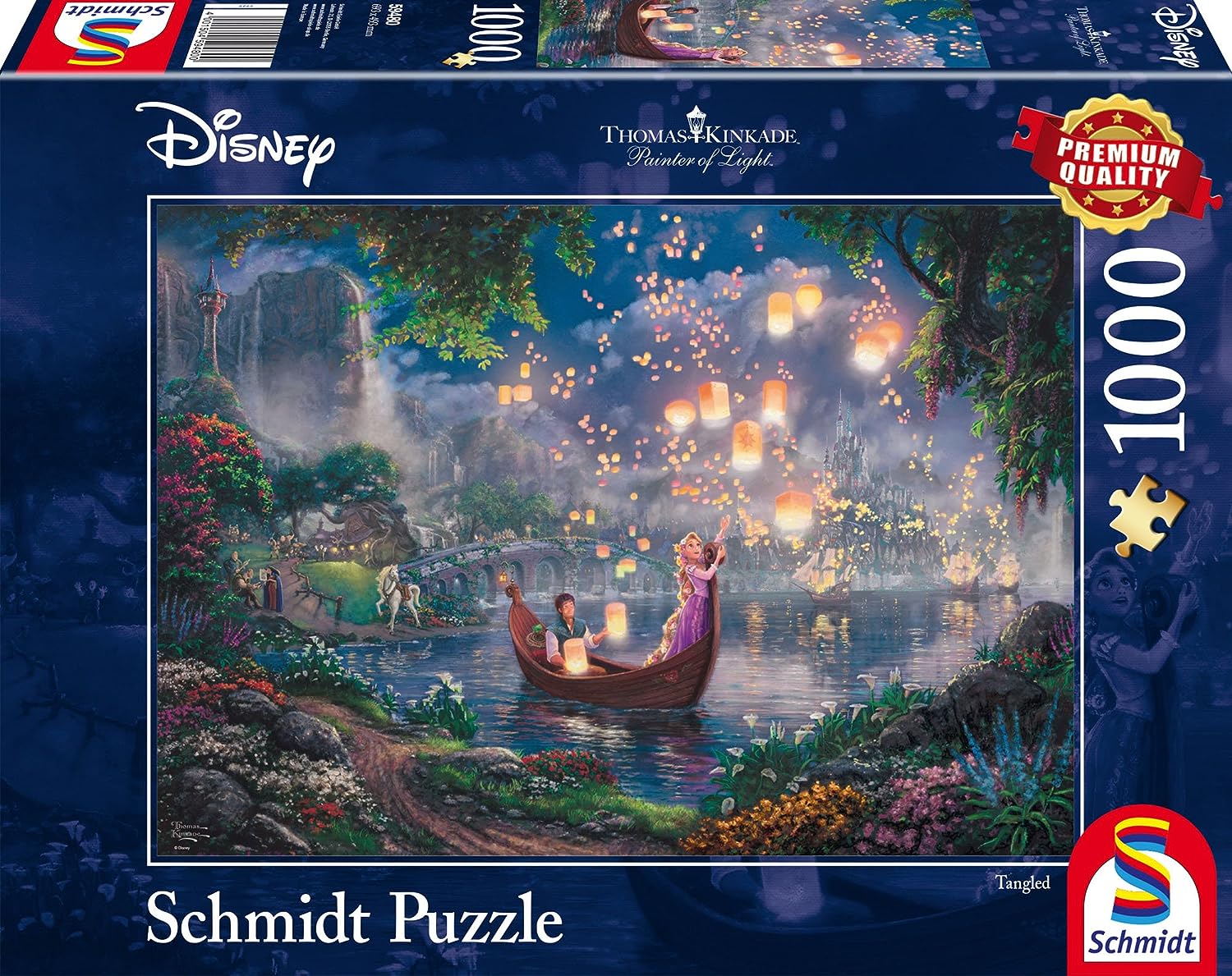 Disney Tangled by Thomas Kinkade – 1000 Piece Jigsaw Puzzle (Schmidt)
