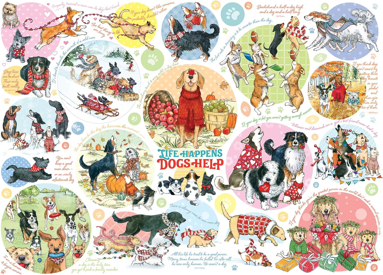 Dog Thoughts - 1000 Piece Jigsaw Puzzle (Cobble Hill)