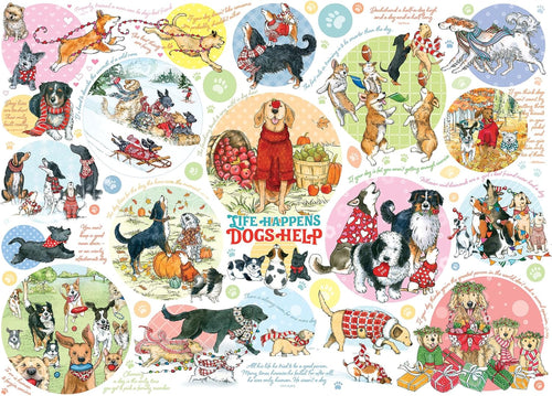 Dog Thoughts - 1000 Piece Jigsaw Puzzle (Cobble Hill)