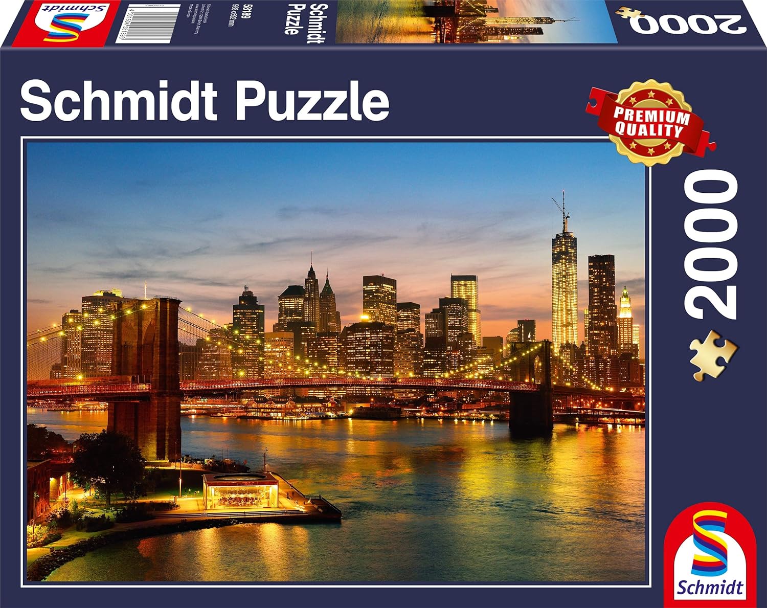 New York – 2000 Piece Jigsaw Puzzle (Schmidt)