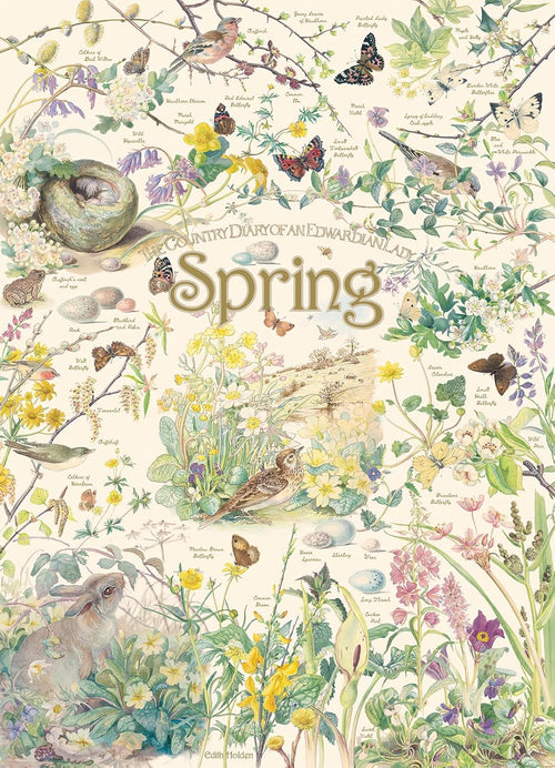 Country Diary of an Edwardian Lady: Spring - 1000 Piece Jigsaw Puzzle (Cobble Hill)