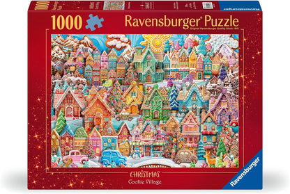 Ravensburger - Christmas Cookie Village - 1000 Piece Jigsaw Puzzle