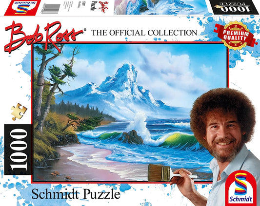 Schmidt - Bob Ross: Mountain by the Sea - 1000 Piece Jigsaw Puzzle