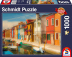 Bright Houses Island of Murano – 1000 Piece Jigsaw Puzzle (Schmidt)