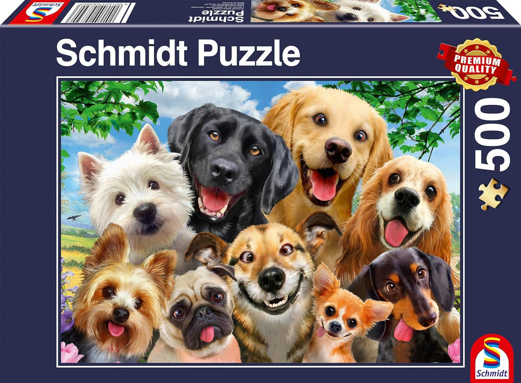 Dog Selfie – 500 Piece Jigsaw Puzzle (Schmidt)
