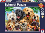 Dog Selfie – 500 Piece Jigsaw Puzzle (Schmidt)