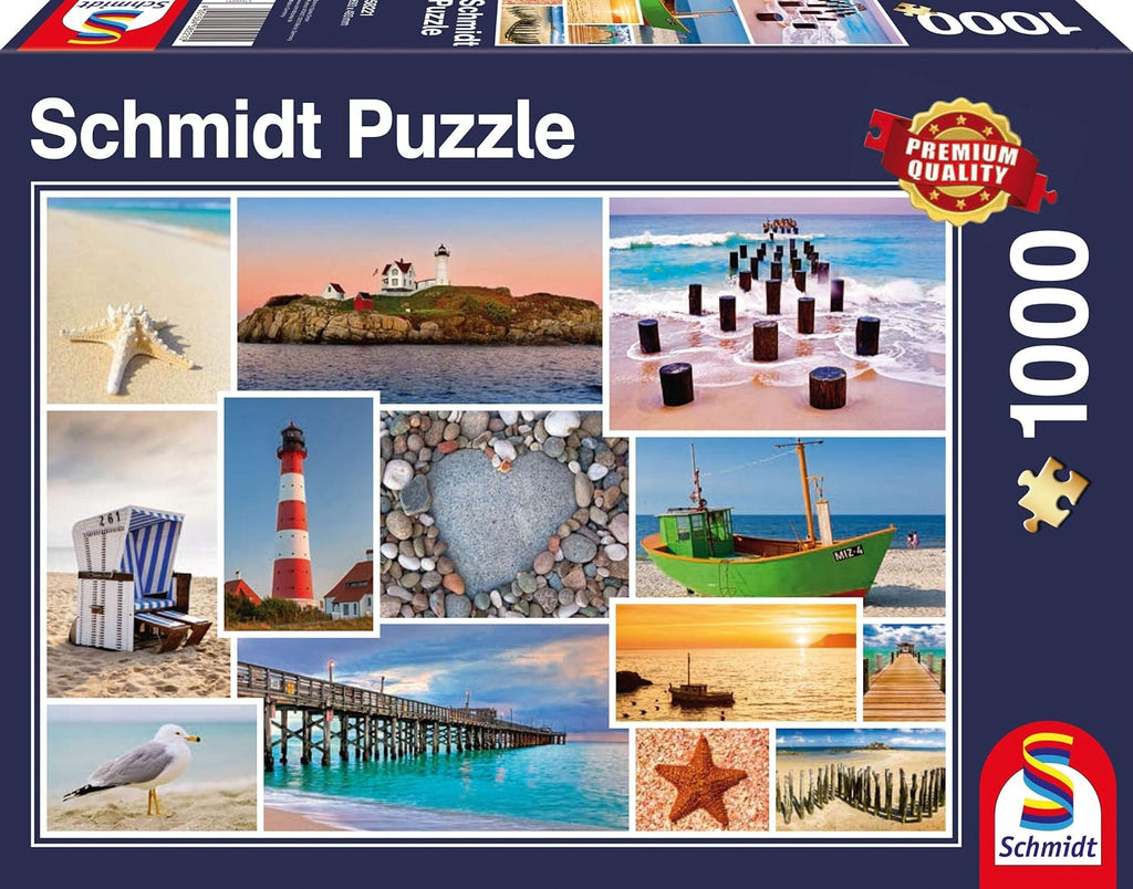 Near the Sea – 1000 Piece Jigsaw Puzzle (Schmidt) - Completed Puzzle
