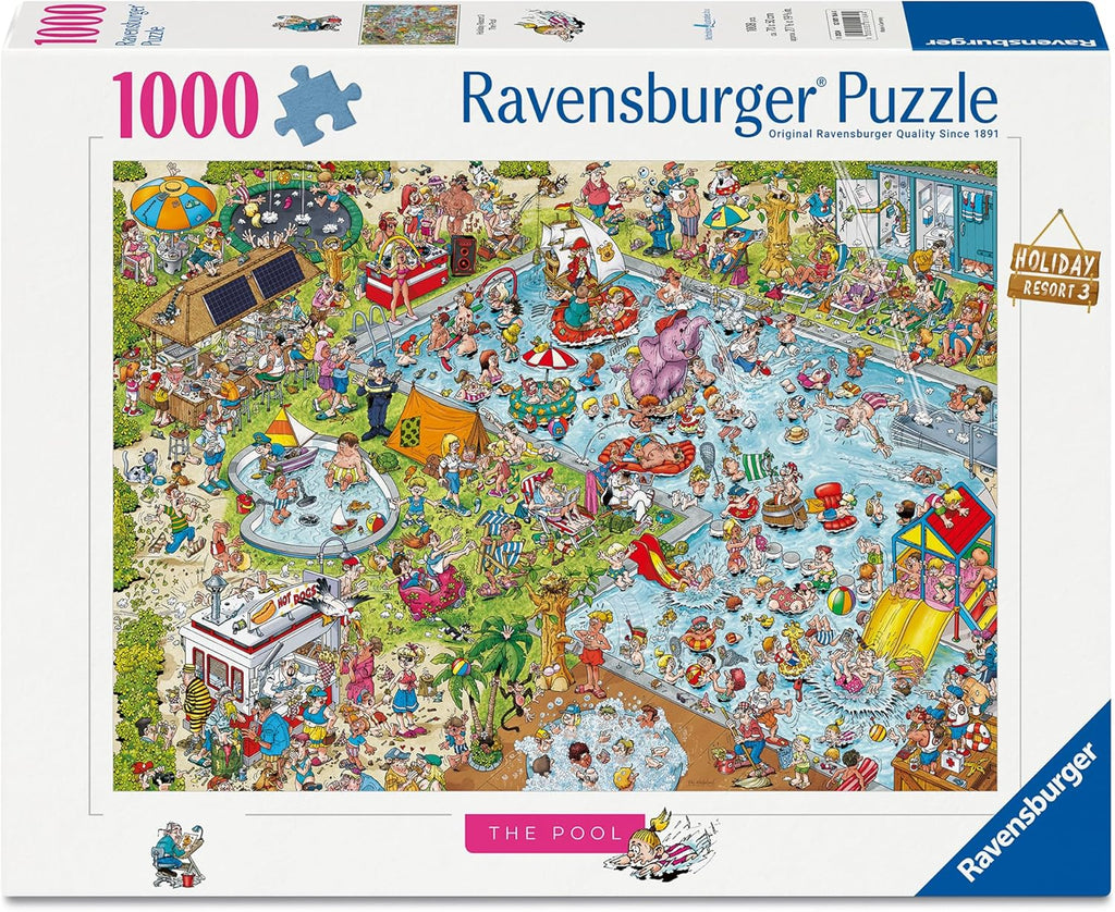 ** Pre-Order ** Ray's Comic Series - Holiday Resort No.3 by Ray Nicholson - 1000 Piece Jigsaw Puzzle (Ravensburger)