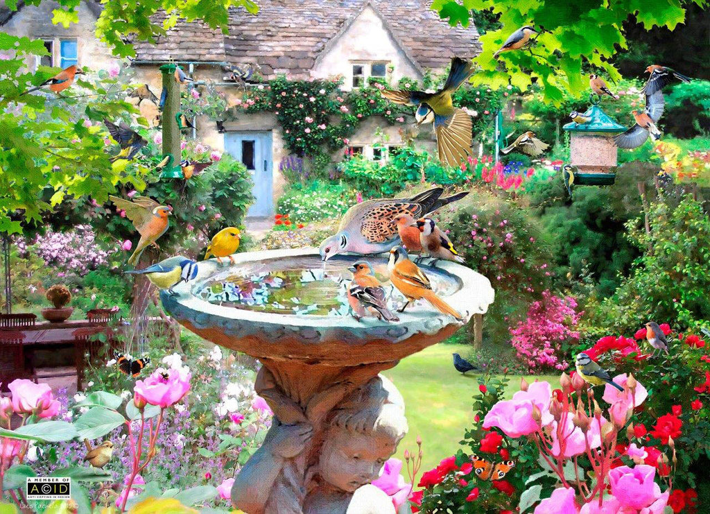 Artwork: Summer Birds – 1000 Piece Jigsaw Puzzle (House of Puzzles)