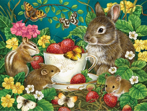 Berry Sweet - 275 Piece Cobble Hill Puzzle (Large Pieces + Poster)