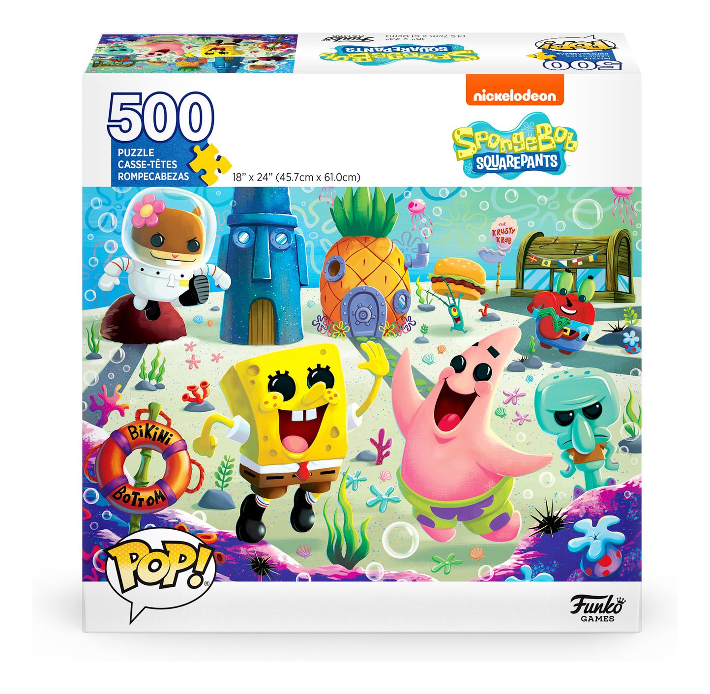 Spongebob Squarepants – 500 Piece Jigsaw Puzzle (Pop! Puzzles)