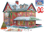 3D Christmas House – 1100 Piece Jigsaw Puzzle (Eurographics)