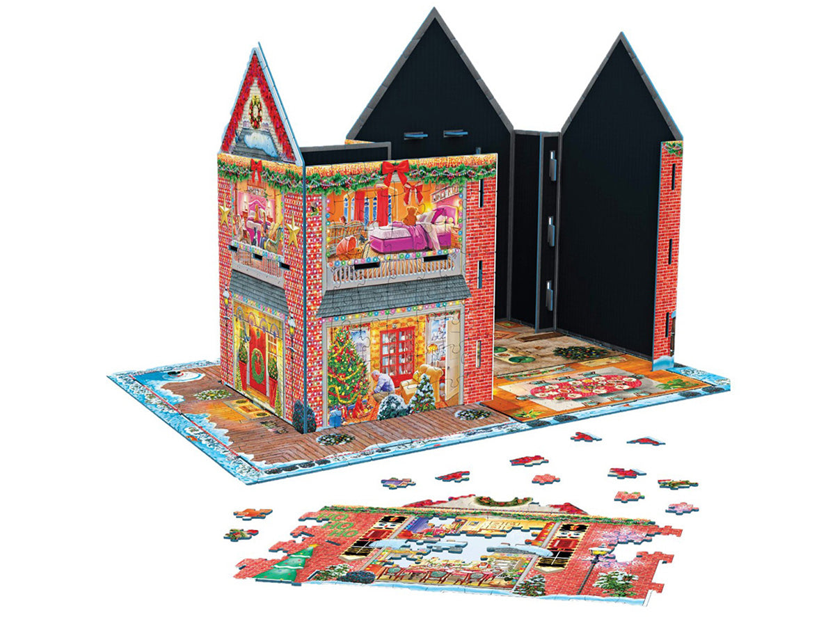 *** Pre-Order *** Eurographics - 3D Christmas House - 1100 Pieces