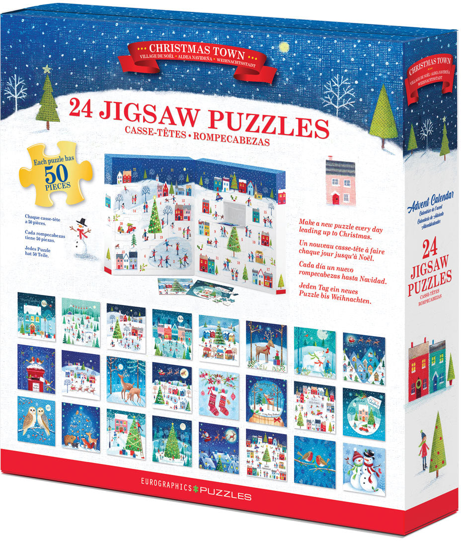Advent Calendar: Christmas Town – Jigsaw Puzzle (Eurographics)