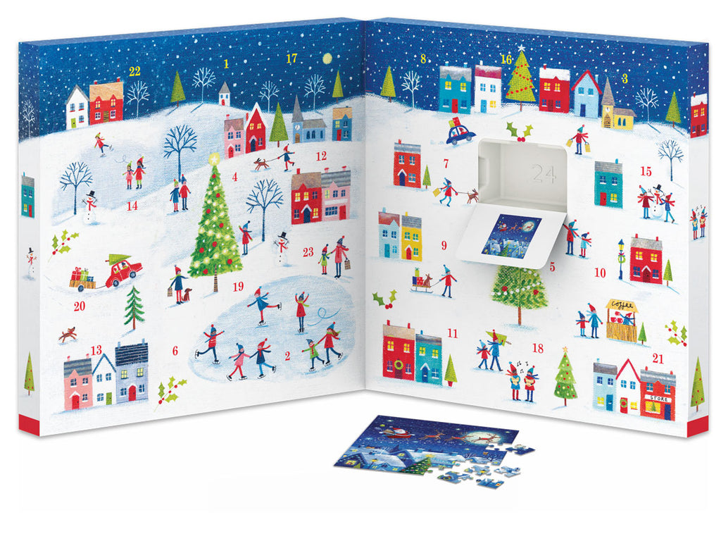 Advent Calendar: Christmas Town – Jigsaw Puzzle (Eurographics)