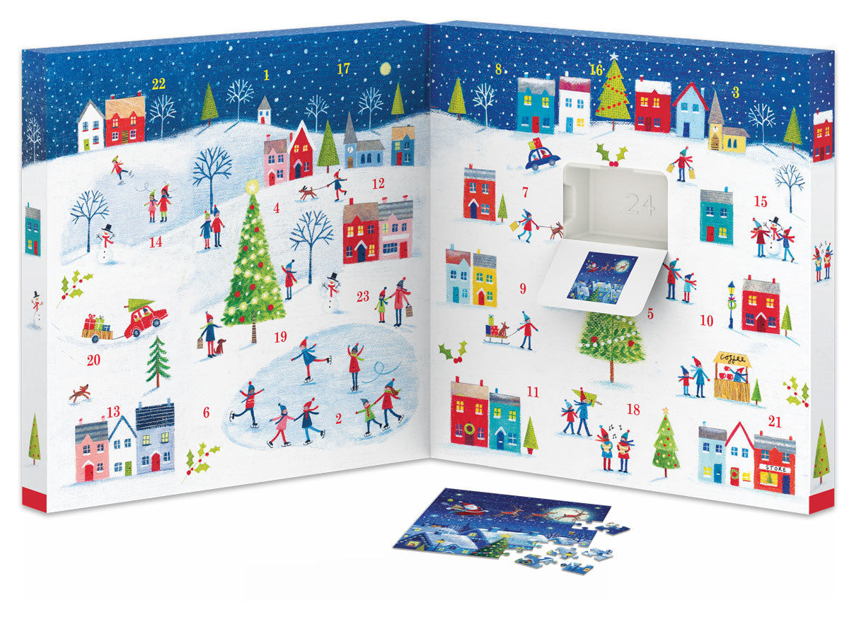 Advent Calendar: Christmas Town – Jigsaw Puzzle (Eurographics)