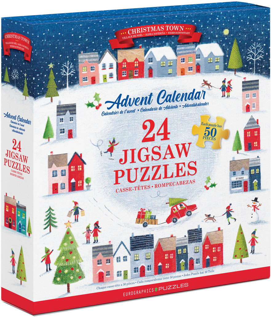 Advent Calendar: Christmas Town – Jigsaw Puzzle (Eurographics)