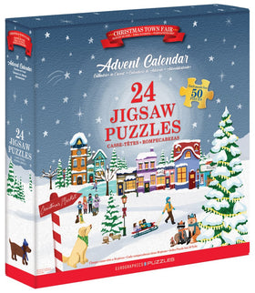 Advent Calendar: Christmas Town Fair – Jigsaw Puzzle (Eurographics)