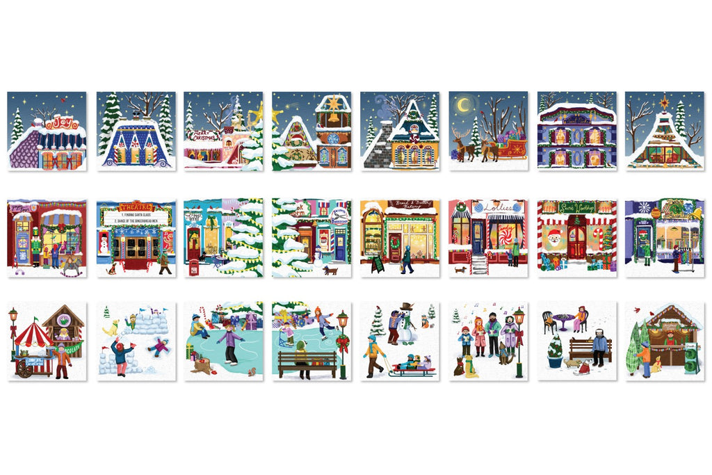 Advent Calendar: Christmas Town Fair – Jigsaw Puzzle (Eurographics)