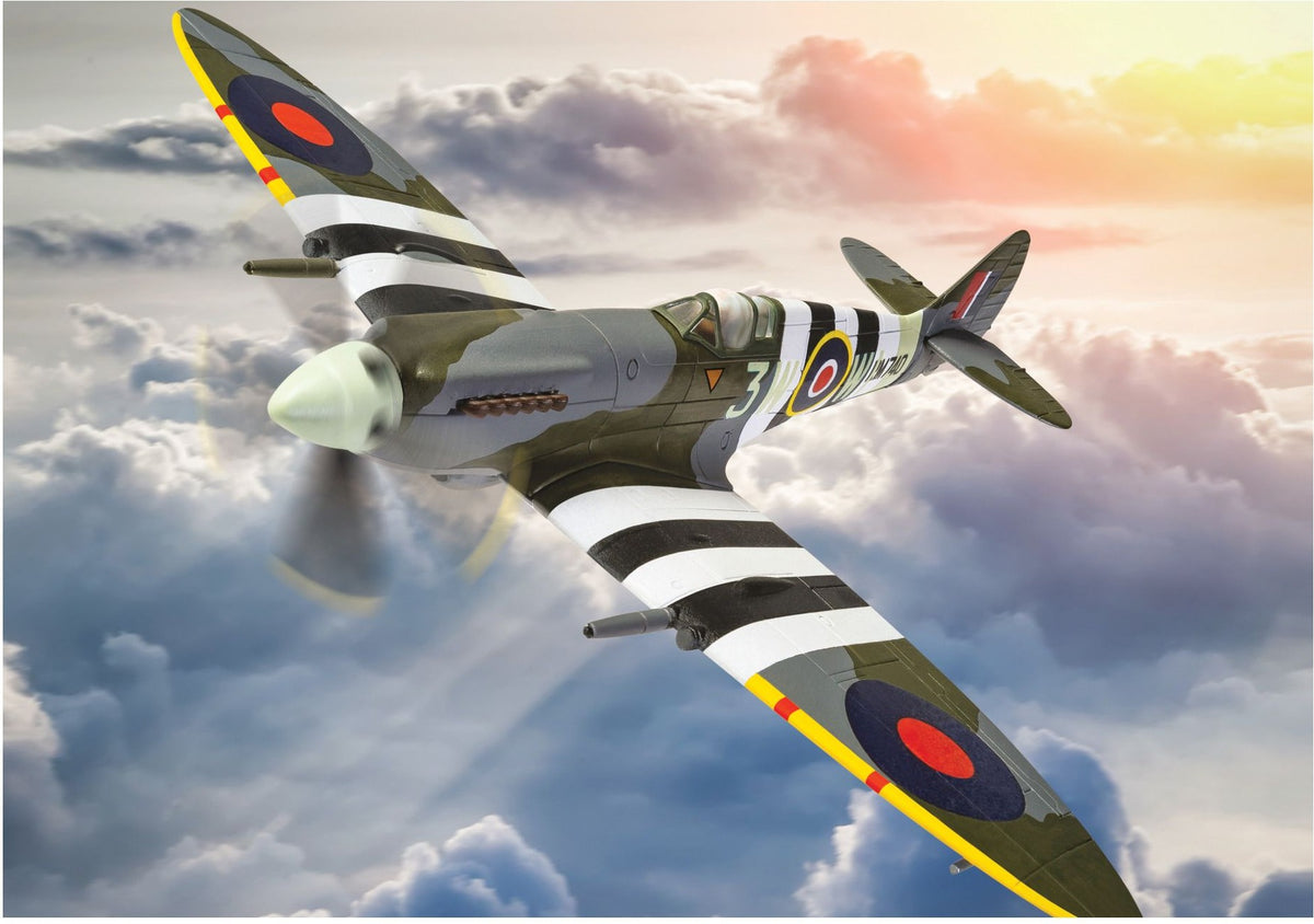 Artwork: Corgi D-Day Supermarine Spitfire Mk.XIVc – 1000 Piece Jigsaw Puzzle (Kidicraft)