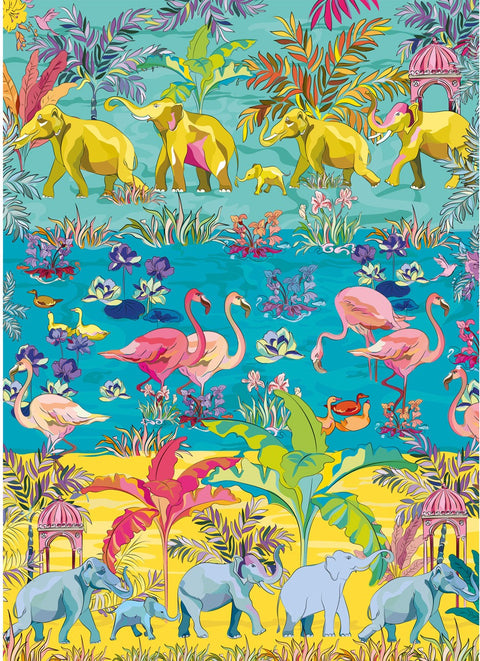 Artwork: Tropical Oasis by House of Turnowsky - 1000 Piece Jigsaw Puzzle (Gibsons)