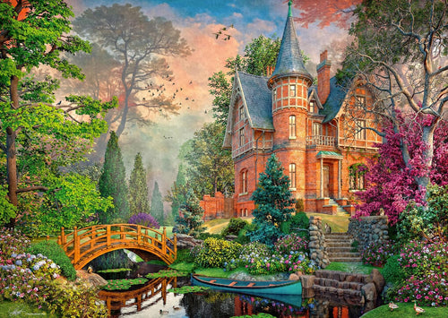Terracotta Mansion by Dominic Davison - 1000 Piece Jigsaw Puzzle (Ravensburger)