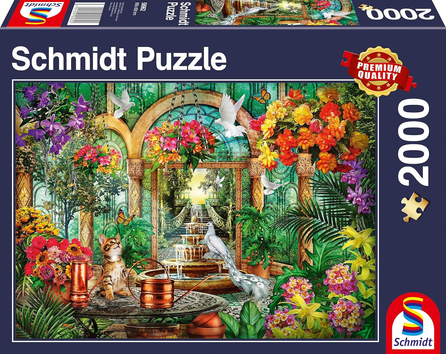 Schmidt - Animals in the Atrium - 2000 Piece Jigsaw Puzzle