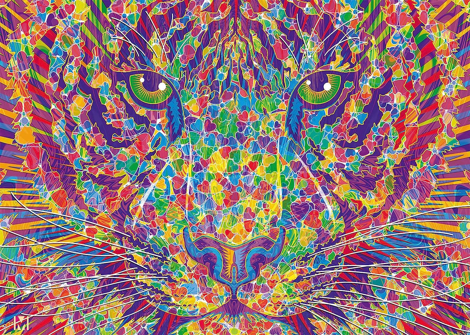 Wild at Heart, Tiger – 2000 Piece Jigsaw Puzzle (Schmidt)