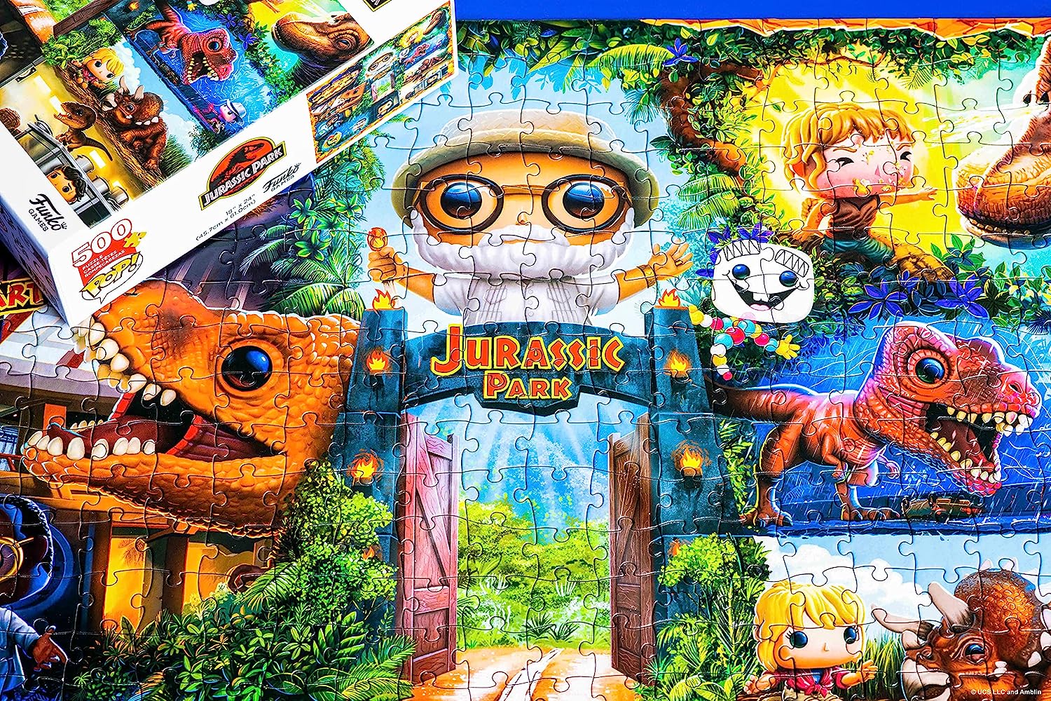 Jurassic Park – 500 Piece Jigsaw Puzzle (Pop! Puzzles)