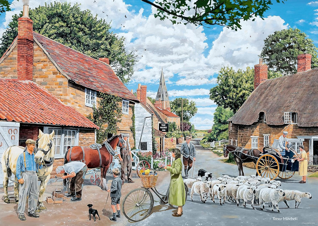 ** Pre-Order ** The Village Farrier by Trevor Mitchell - 1000 Piece Jigsaw Puzzle (Ravensburger)