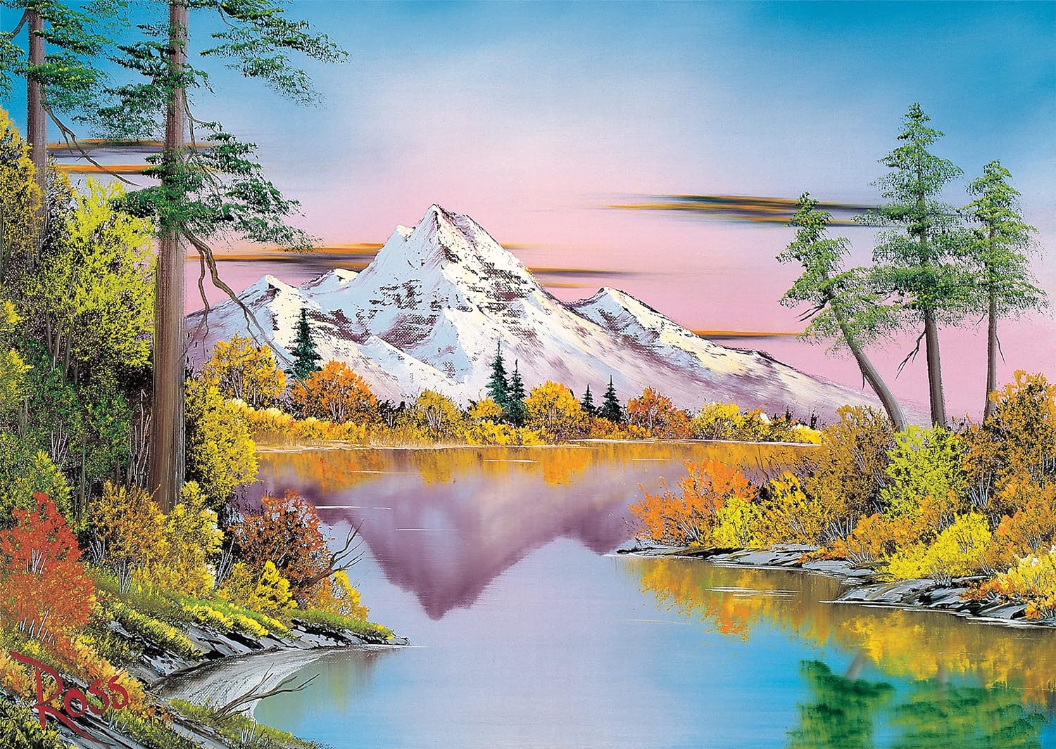 Reflections by Bob Ross – 1000 Piece Jigsaw Puzzle (Schmidt)