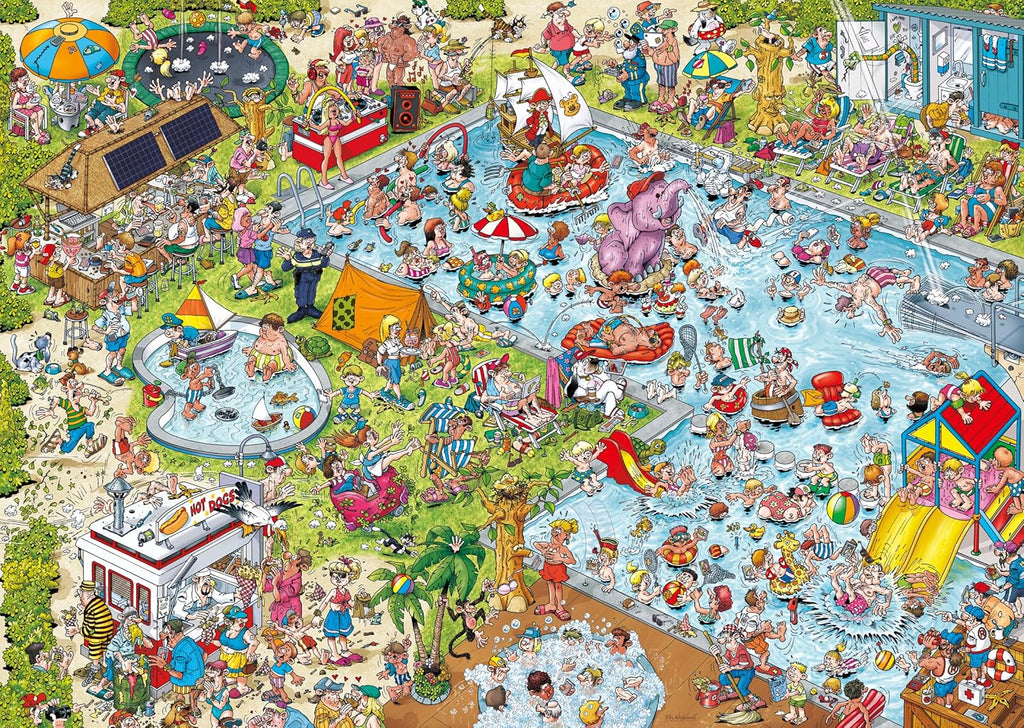 ** Pre-Order ** Ray's Comic Series - Holiday Resort No.3 by Ray Nicholson - 1000 Piece Jigsaw Puzzle (Ravensburger)