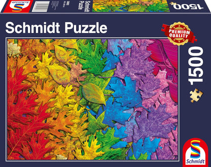 Schmidt - Colourful Leaves - 1500 Piece Jigsaw Puzzle