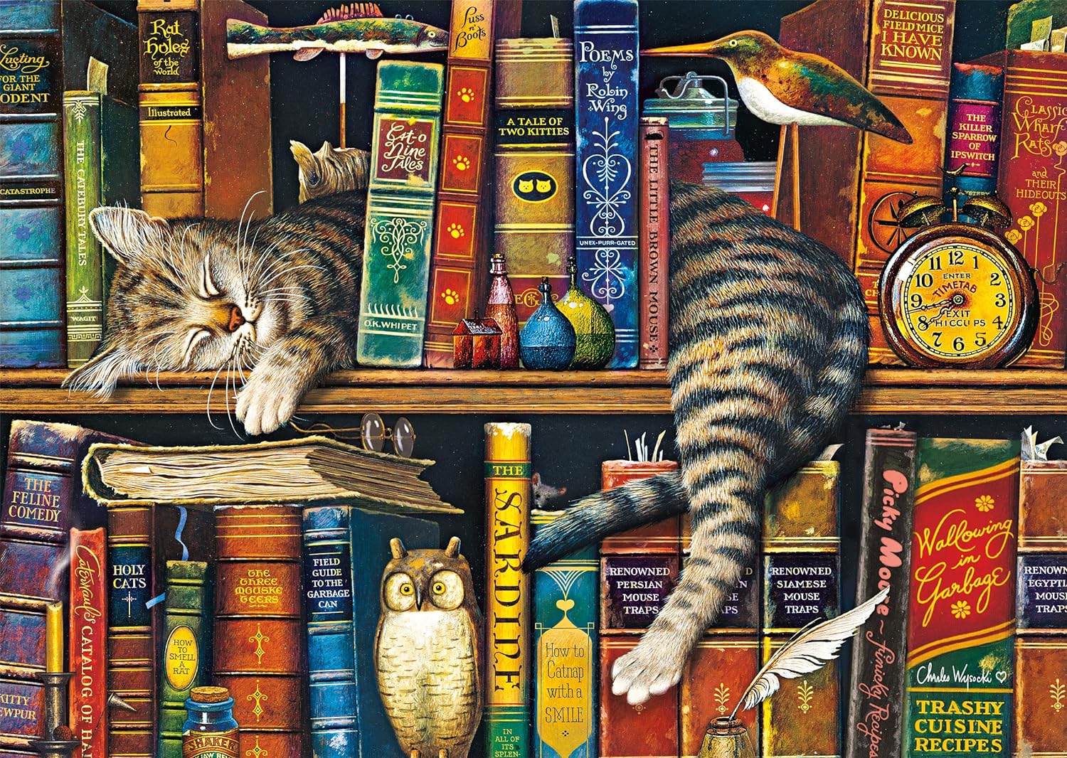 Frederick the Literate by Charles Wysocki – 1000 Piece Jigsaw Puzzle (Schmidt)