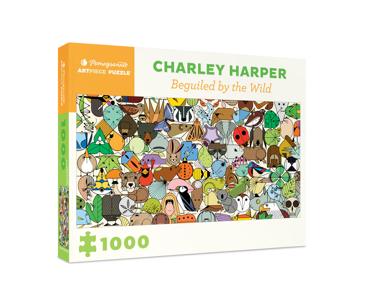 Box, turned right: Pomegranate - Charley Harper: Beguiled by Wild - 1000 Piece Jigsaw Puzzle