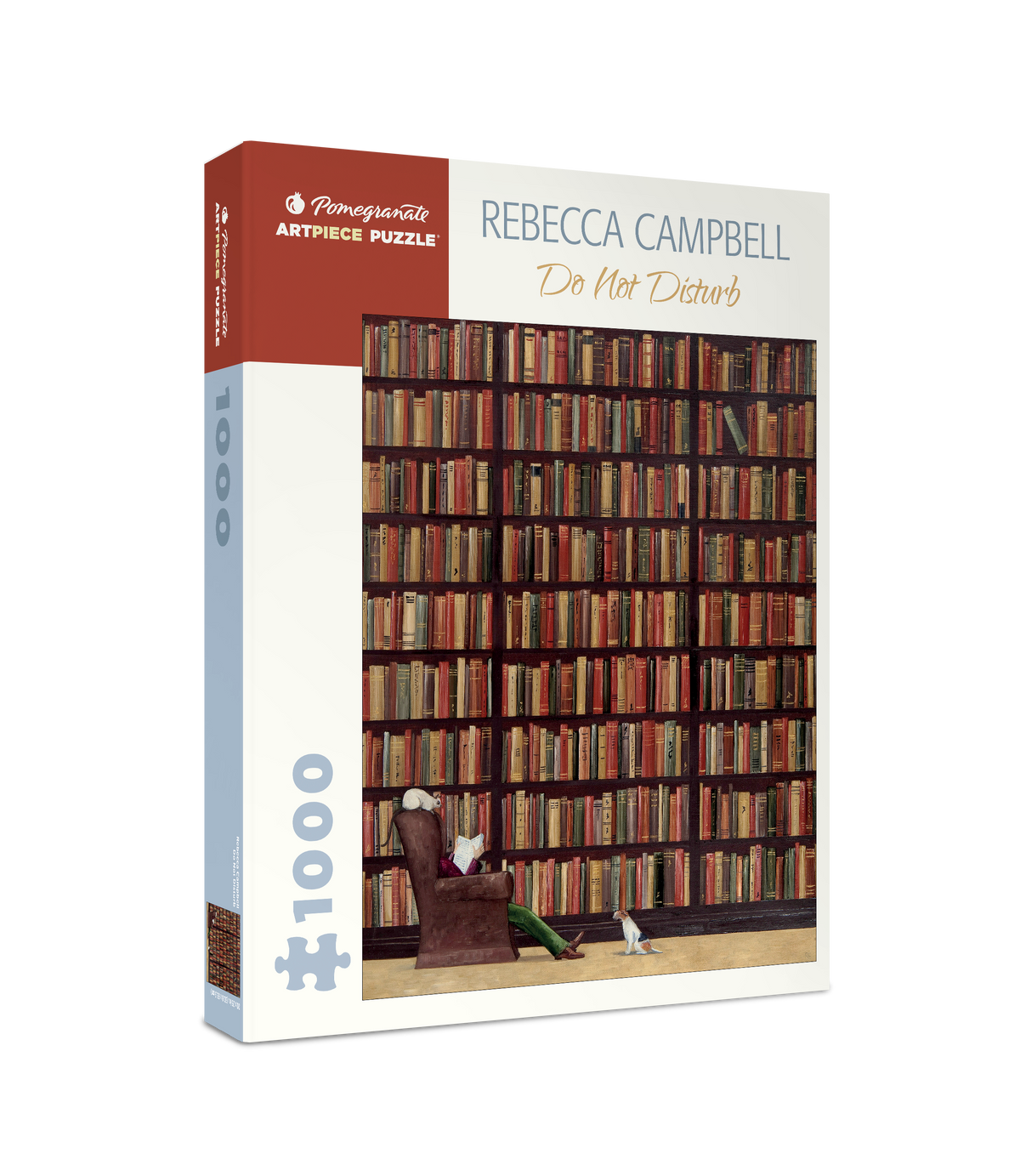 Box, turned right: Do Not Disturb by Rebecca Campbell – 1000 Piece Jigsaw Puzzle (Pomegranate)