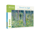 Box, turned right: Undergrowth with Two Figures by Vincent van Gogh – 1000 Piece Jigsaw Puzzle (Pomegranate)