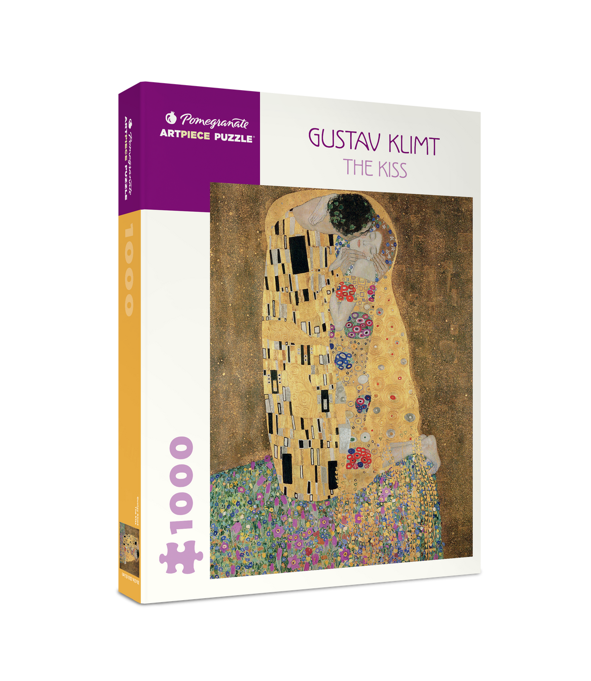 Box, turned right: The Kiss by Gustav Klimt – 1000 Piece Jigsaw Puzzle (Pomegranate)